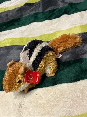 Aurora Plush Chipmunk Toy - Brown, Black, Cream